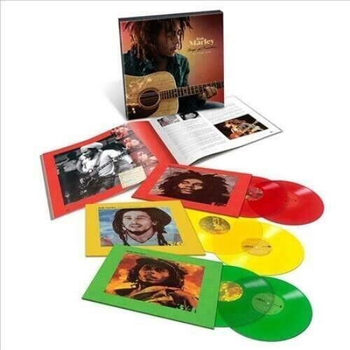 Bob Marley - Songs Of Freedom: The Island Years (Red/Gold/Green Vinyl) - Limited Edition Reggae Music Collection for Home Listening & Music Enthusiasts