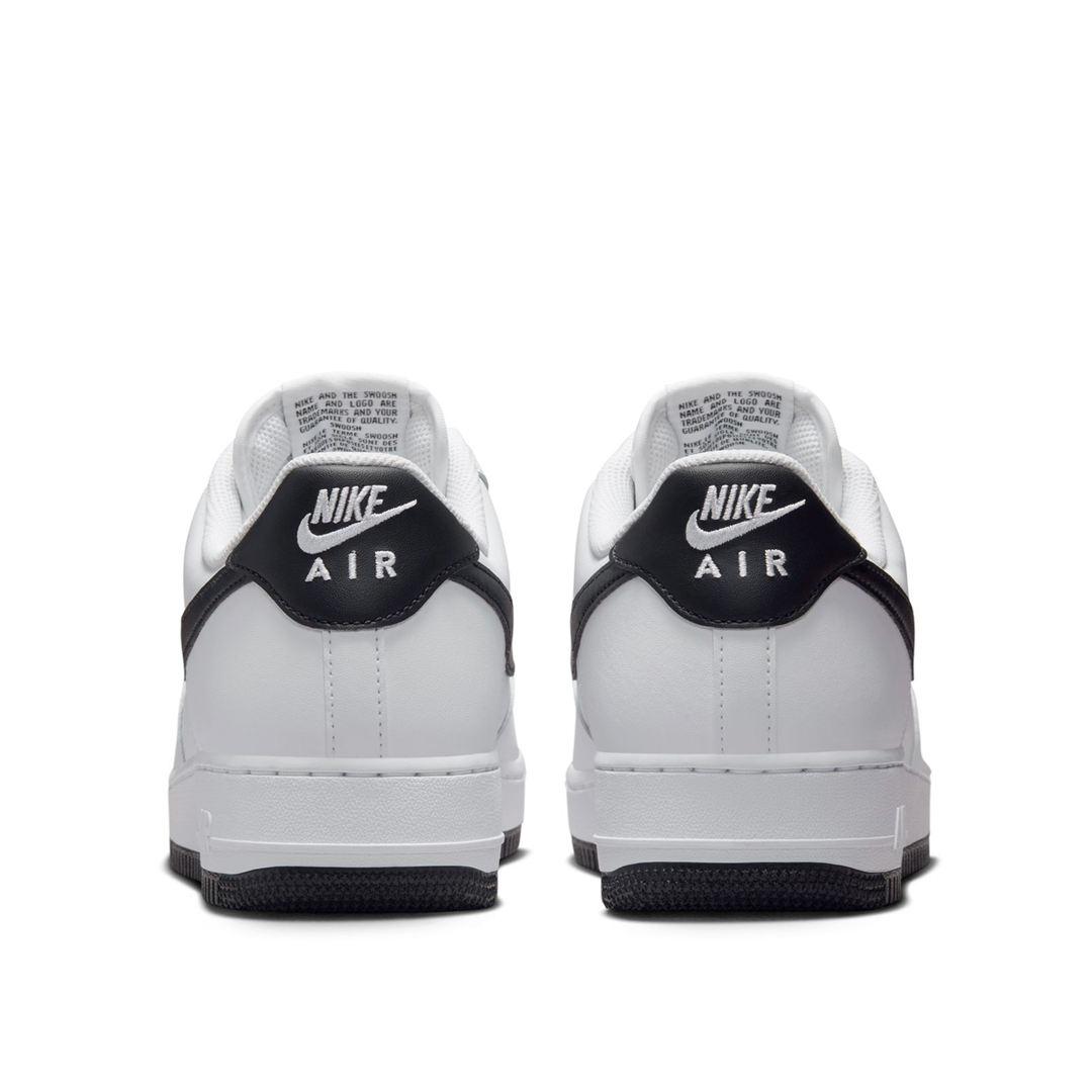 Nike Air Force 1 '07 White/Black Men's Sneakers - Classic Low-Top Basketball Shoes for Casual Wear & Street Style