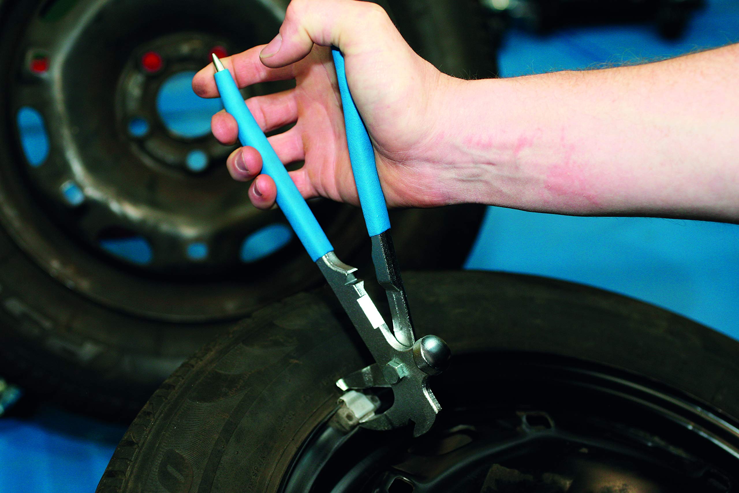Laser 5620 Wheel Weight Pliers - Professional Tire Balancing Tool for Auto Repair & Maintenance - Perfect for Mechanics, DIY Enthusiasts & Tire Shops