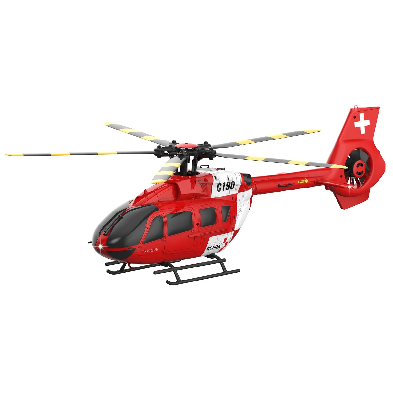 RC Helicopter C190 H145 1:28 Scale - 2.4G 6CH Remote Control with 6-Axis Gyro & Altitude Hold - Optical Flow Positioning RTF (Ready to Fly) - Perfect for Indoor Flying, Beginner Training, and Aerial Photography