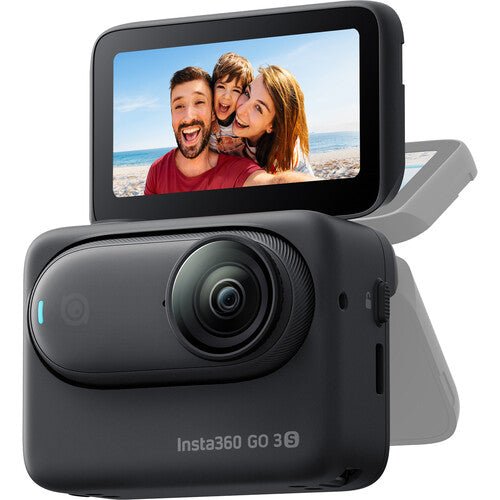 Insta360 GO 3S 128GB Action Camera - Midnight Black | 4K Ultra HD, Stabilization, Waterproof | Perfect for Vlogging, Travel & Adventure Sports