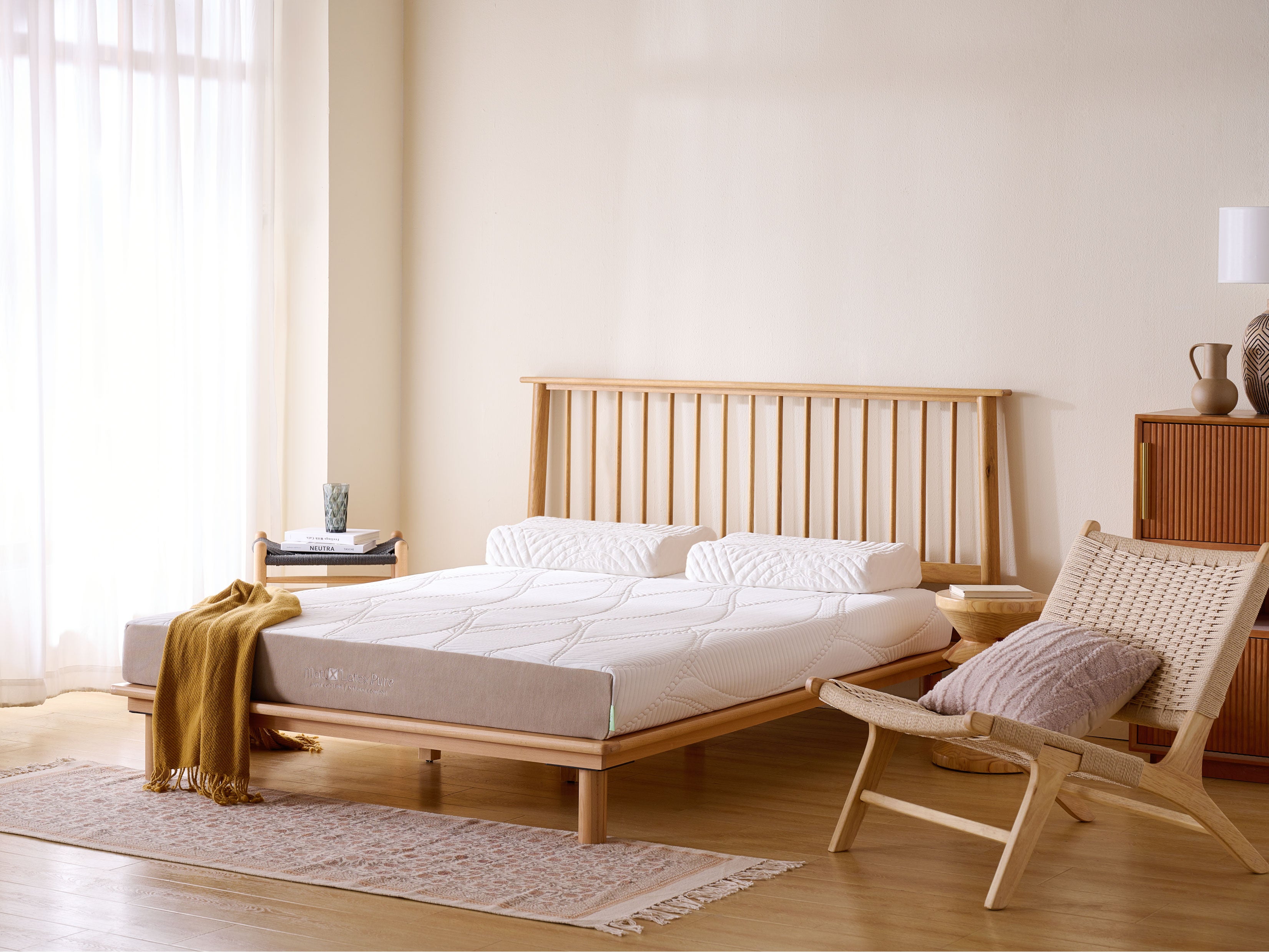 Premium Latex Mattress with Motorized Storage Bed Frame - Smart Adjustable Bundle for Ultimate Comfort | Perfect for Master Bedrooms, Guest Rooms & Small Spaces