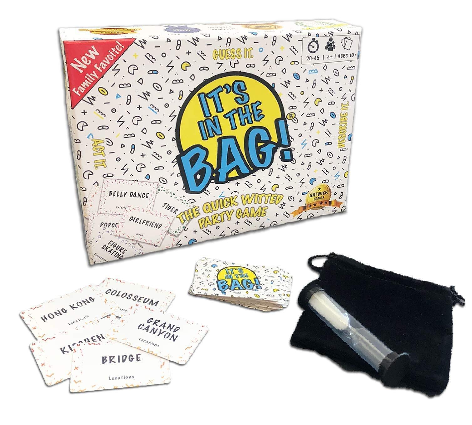 Gatwick Games It's in The Bag Party Game Bundle - Fun Family Board Game for Kids & Adults - Perfect for Birthday Parties, Game Nights & Family Gatherings