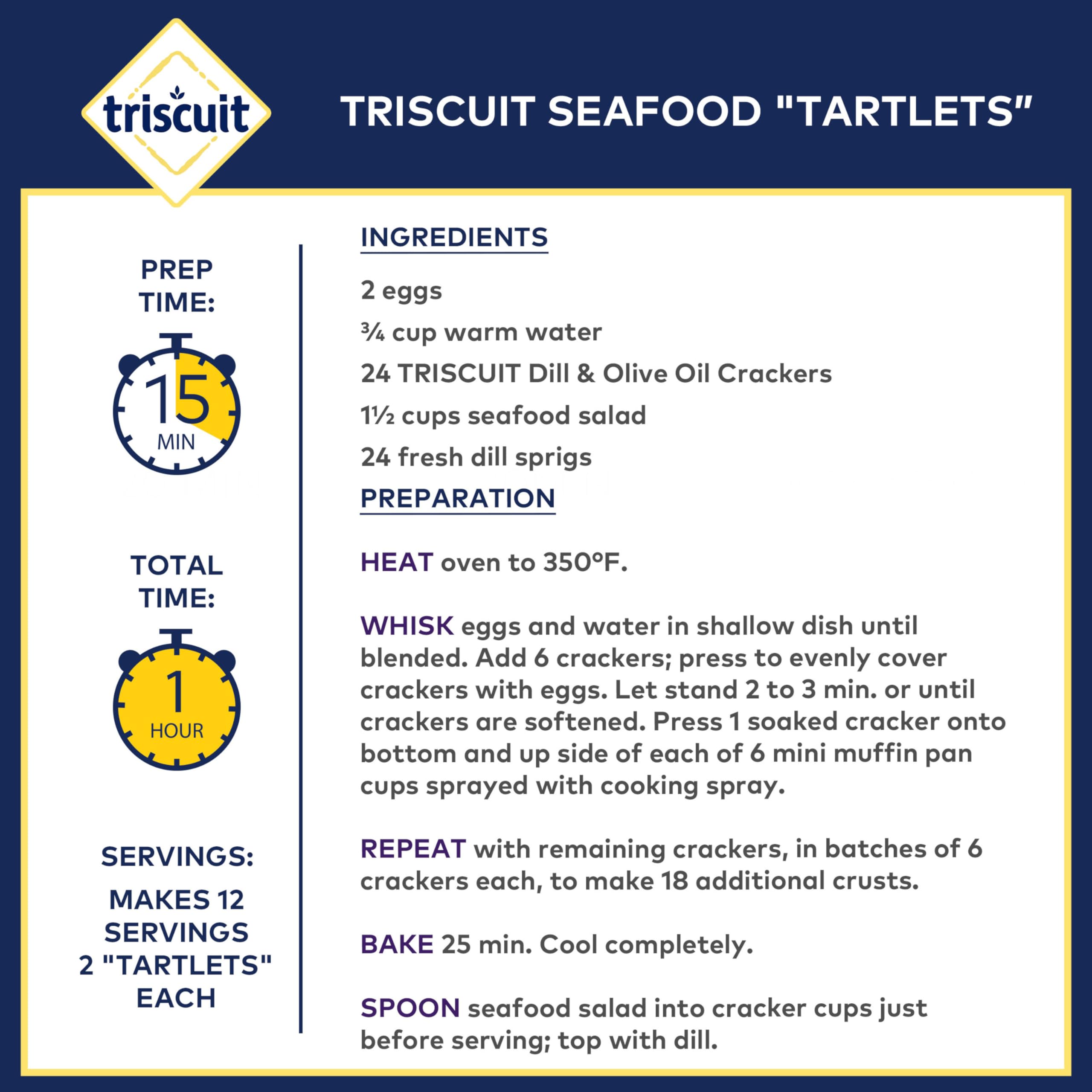 Triscuit Whole Grain Wheat Crackers - Dill, Sea Salt & Olive Oil Flavor | Healthy Lunch Snacks & Bulk Snack Crackers | 6 Pack (8.5 oz Boxes) | Perfect for Office, School & Picnic Snacking