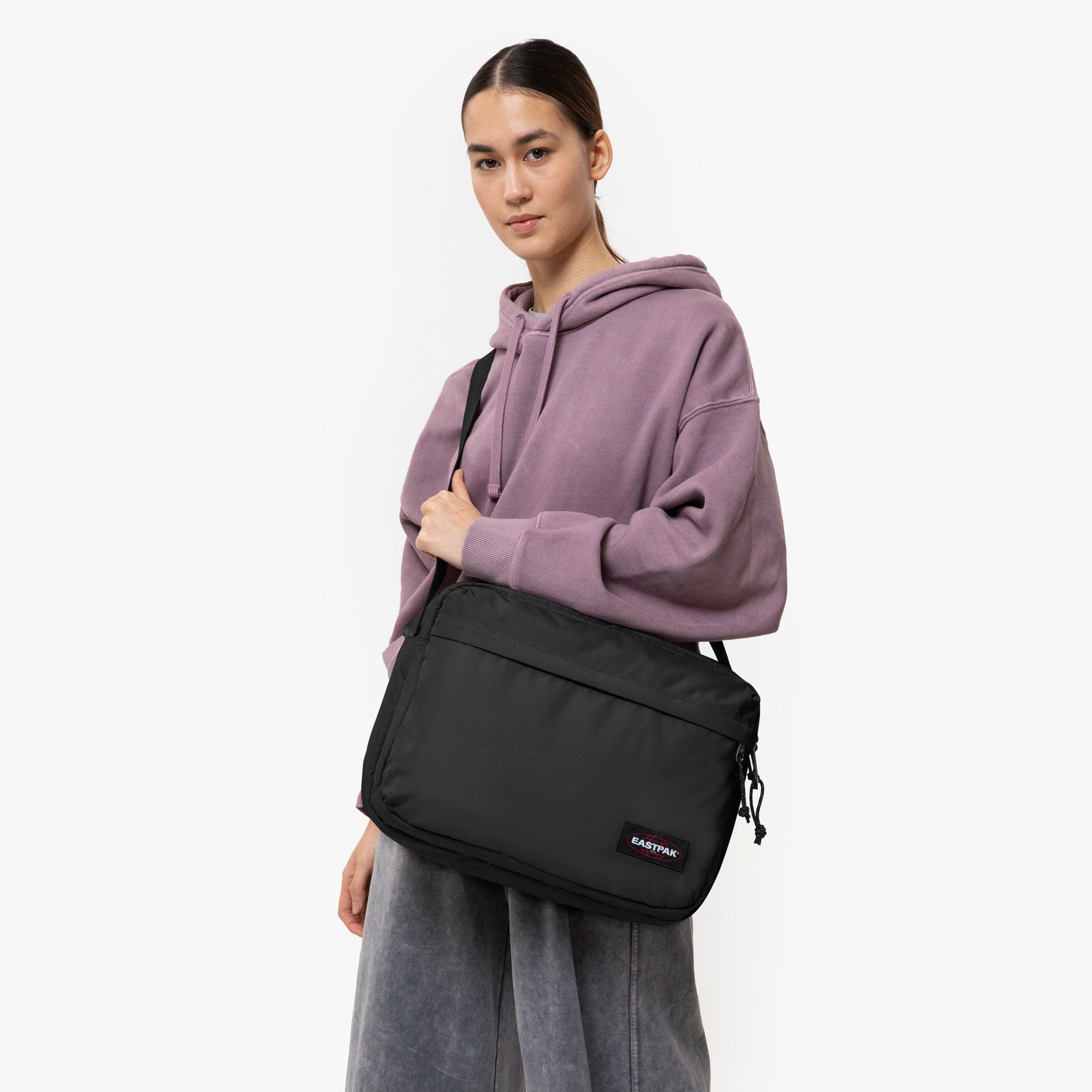 Eastpak Crosser Backpack - Durable & Stylish Black Laptop Bag for School, Work & Travel | Perfect for Students, Professionals & Commuters