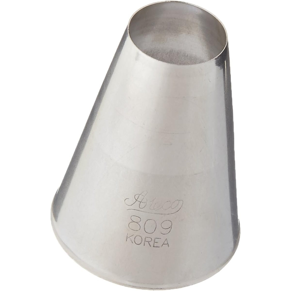 Ateco 11/16 Inch Plain Piping Tip - Stainless Steel Decorating Nozzle for Cake, Cupcake & Cookie Icing - Professional Baking & Pastry Tools