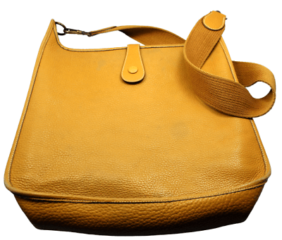 Authentic Hermes Evelyne GM Handbag in Dark Tan Clemence Leather - Luxury Shoulder Bag for Women, Perfect for Work, Travel & Everyday Use