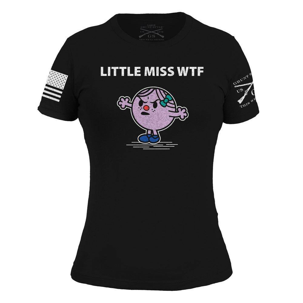 WTF Slim Fit Women's T-Shirt - Black | Casual & Comfortable Cotton Tee for Everyday Wear