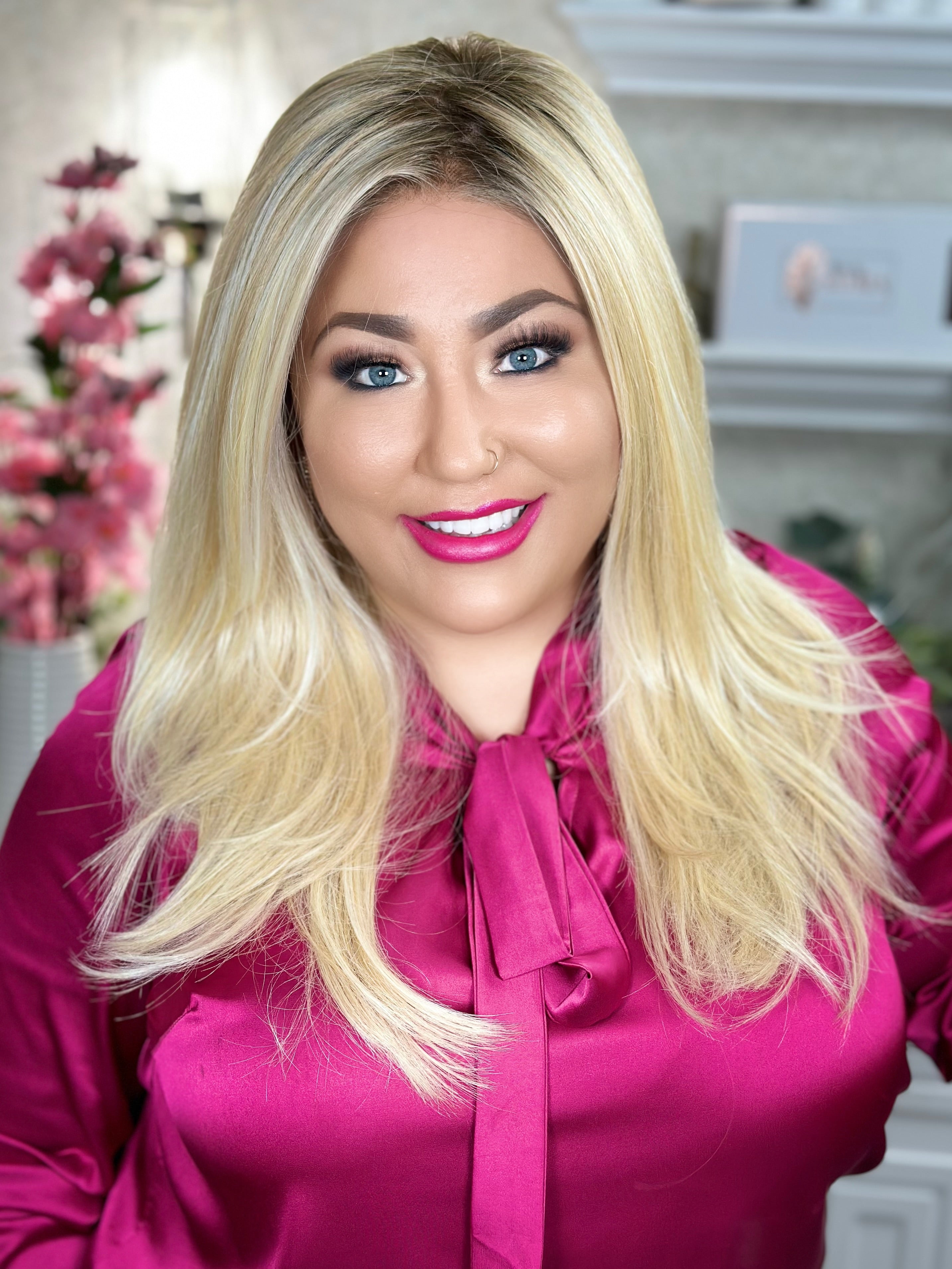 INFINITE HEART Frosted Honey Blonde Hair Extensions - Clip-in Human Hair Extensions for Volume & Length - Perfect for Parties, Weddings & Everyday Styling