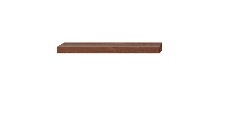 Solid Oak Wood Wall Shelf - Rustic Floating Shelf for Living Room, Bedroom, Kitchen Storage & Decor - Handmade Hanging Wall Rack for Home Organization
