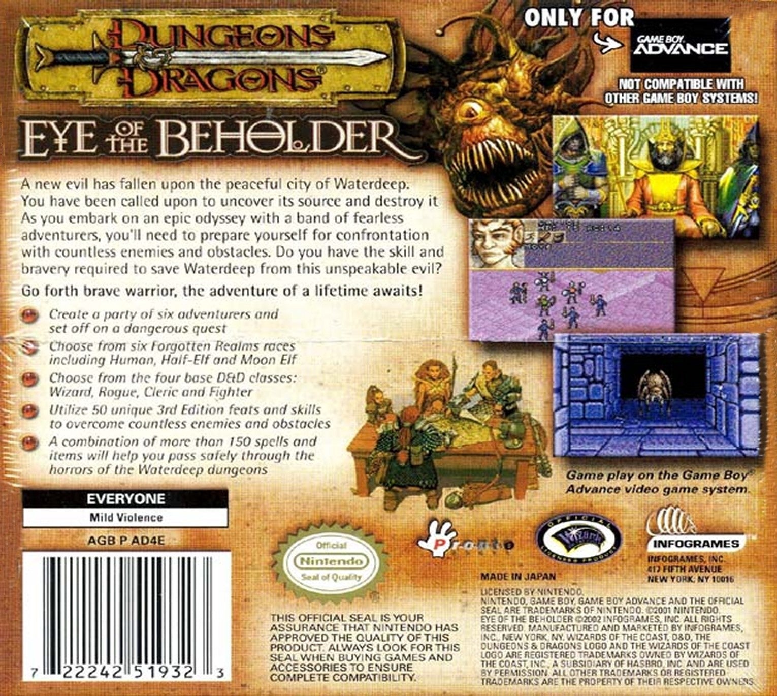 Dungeons & Dragons: Eye of the Beholder Board Game - Fantasy Adventure Strategy Game for Adults & Teens - Perfect for Game Nights & RPG Campaigns