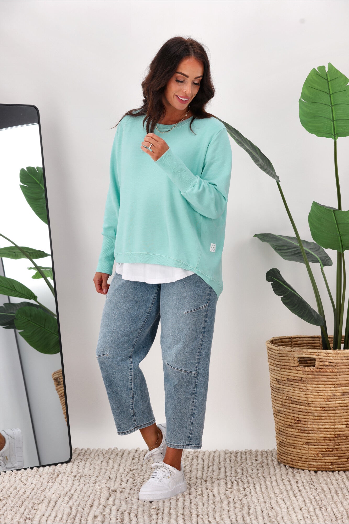 Elm Divine Crew Neck T-Shirt - Electric Blue | Soft Cotton Casual Tee for Men & Women | Perfect for Everyday Wear, Gym & Outings