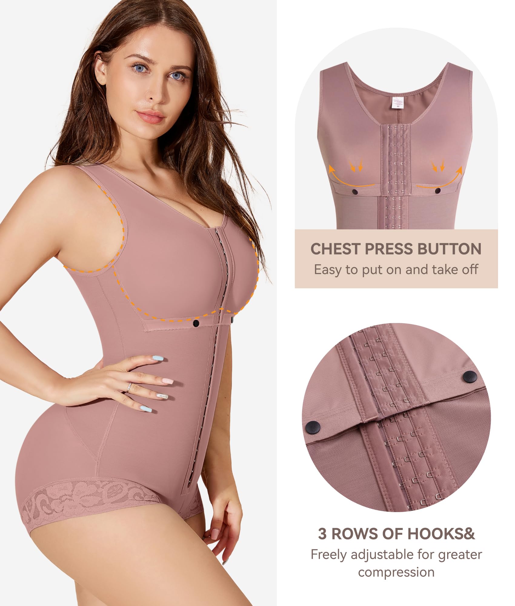 MYODRESS Colombian Shapewear for Women - Postpartum Waist Trainer & Tummy Tuck Compression Garment - Slimming Body Shaper for Everyday Wear, Workout & Special Occasions