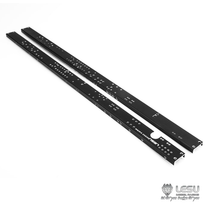 1/10 LESU Metal Chassis Rail Spare Part for RC Tractor Truck - 6x4 & 4x2 Scale Model DIY Upgrade | Perfect for RC Vehicle Customization & Off-Road Racing Scenes