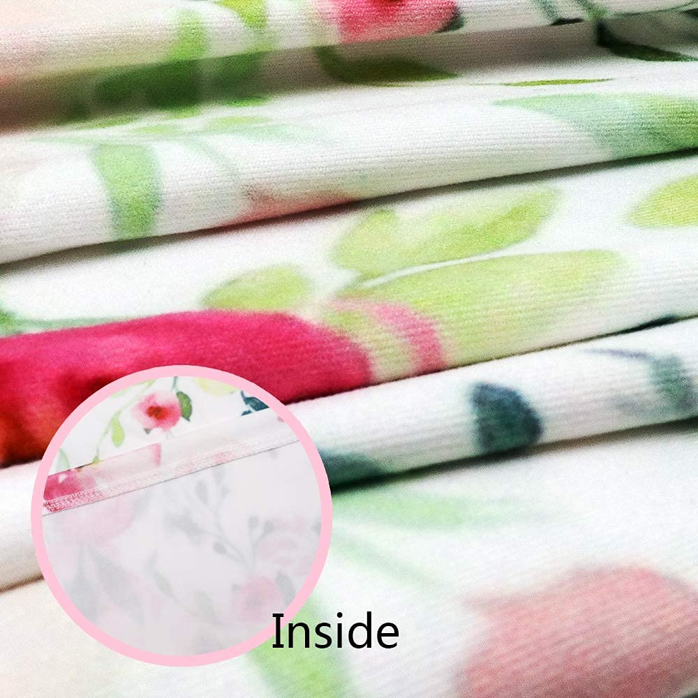 **Kugge Stretchy Nursing Cover - Breathable Baby Car Seat Canopy for Stroller, High Chair & Shopping Cart - Multi-Use Infant Car Seat Cover for Breastfeeding & Travel - Perfect Baby Shower Gift (Floral Design)**    *(Ideal for on-the-go moms – use as a nursing cover, stroller shade, or shopping cart protector!)*