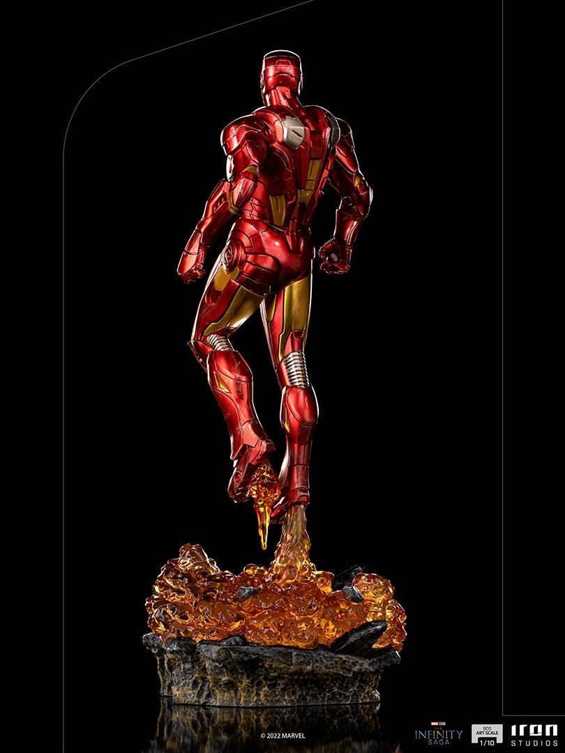 Iron Studios The Infinity Saga: Battle of NY Iron Man BDS Art Scale Statue 1/10 - Marvel Avengers Collectible Figure for Display & Home Decor