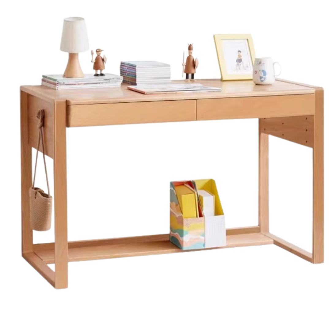 35.4x23.6x29.5 inch / 90x60x75 сm / natural wood color / beech desk
