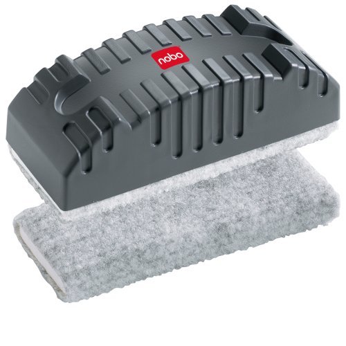 Premium Magnetic Whiteboard Eraser - Strong Grip, Dust-Free Cleaning for Classrooms & Offices - Black Dry Erase Board Accessory for Teachers & Professionals
