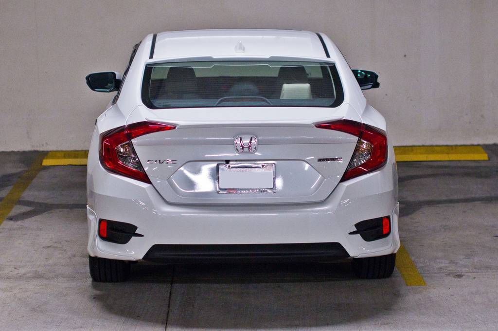 2016-2021 Honda Civic Sedan Rear Bumper Lip Spoiler - HF P Style PP Splitter (Excludes Si Models) | Enhance Your Car's Sporty Look for Street Racing & Car Shows