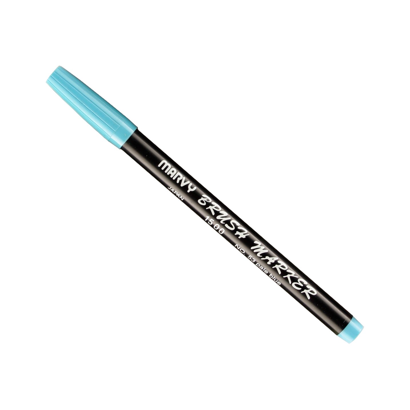 Uchida of America Brush Marker - Premium Art Supplies for Calligraphy, Illustration & Hand Lettering - Pale Blue - Perfect for Artists, Students & DIY Craft Projects
