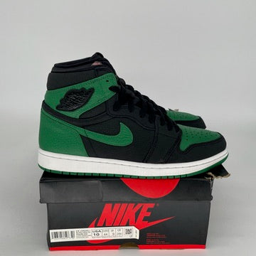 Original: AIR JORDAN 1 PINE GREEN BLACK SIZE 10 555088 030   Optimized: Air Jordan 1 Retro High OG 