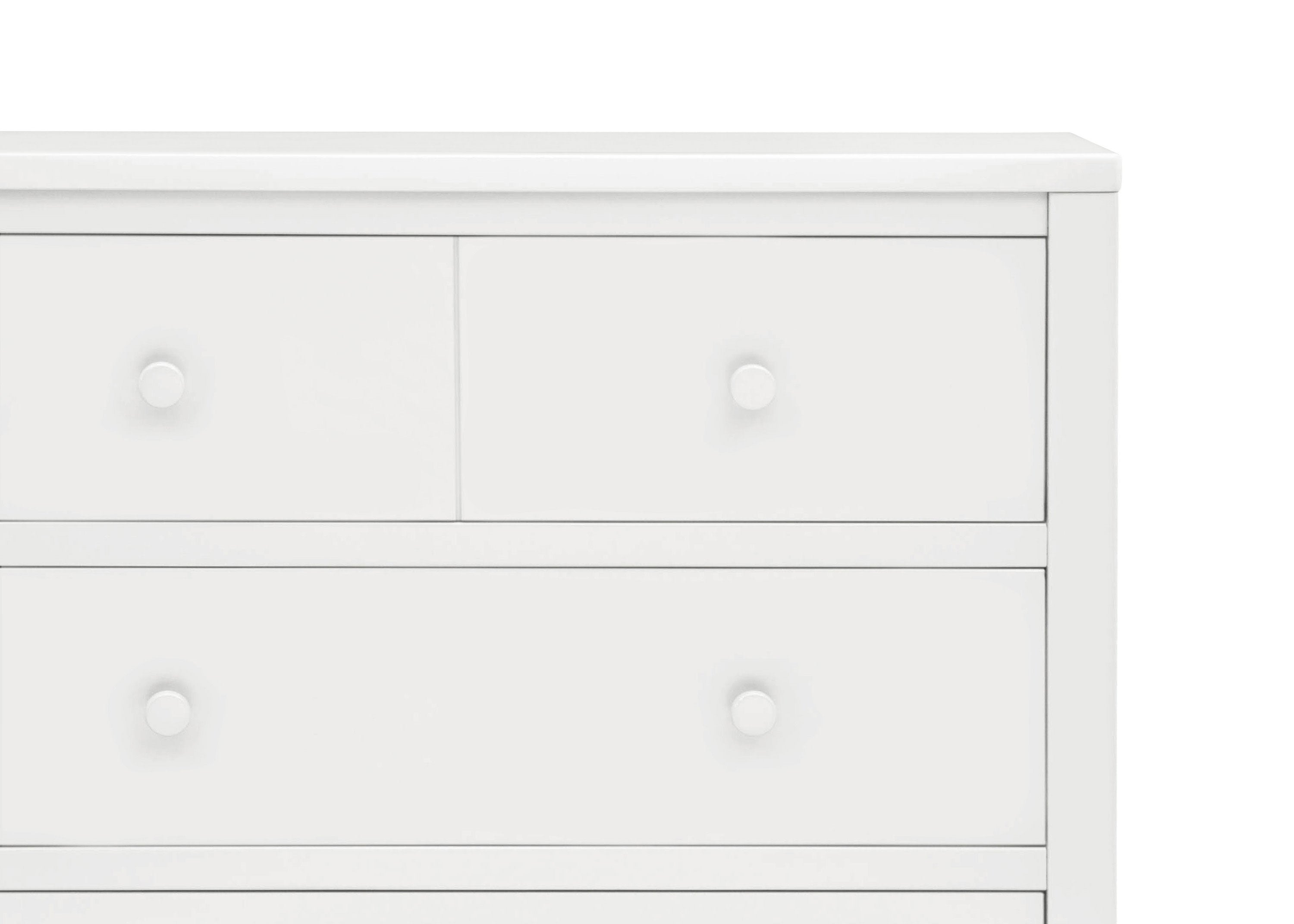3 Drawer Dresser with Interlocking Drawers - Sturdy Wooden Bedroom Storage Organizer for Clothes, Accessories & Home Decor | Perfect for Bedroom, Nursery & Dorm Room Organization