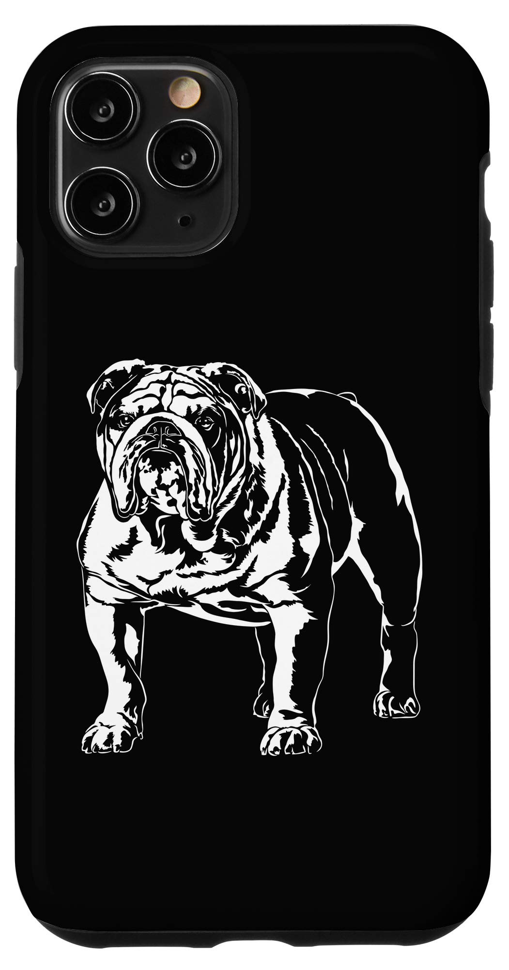 Funny Proud English Bulldog Mom iPhone 11 Pro Case - Cute Dog Portrait Gift for Bulldog Lovers - Perfect for Pet Owners & Dog Enthusiasts