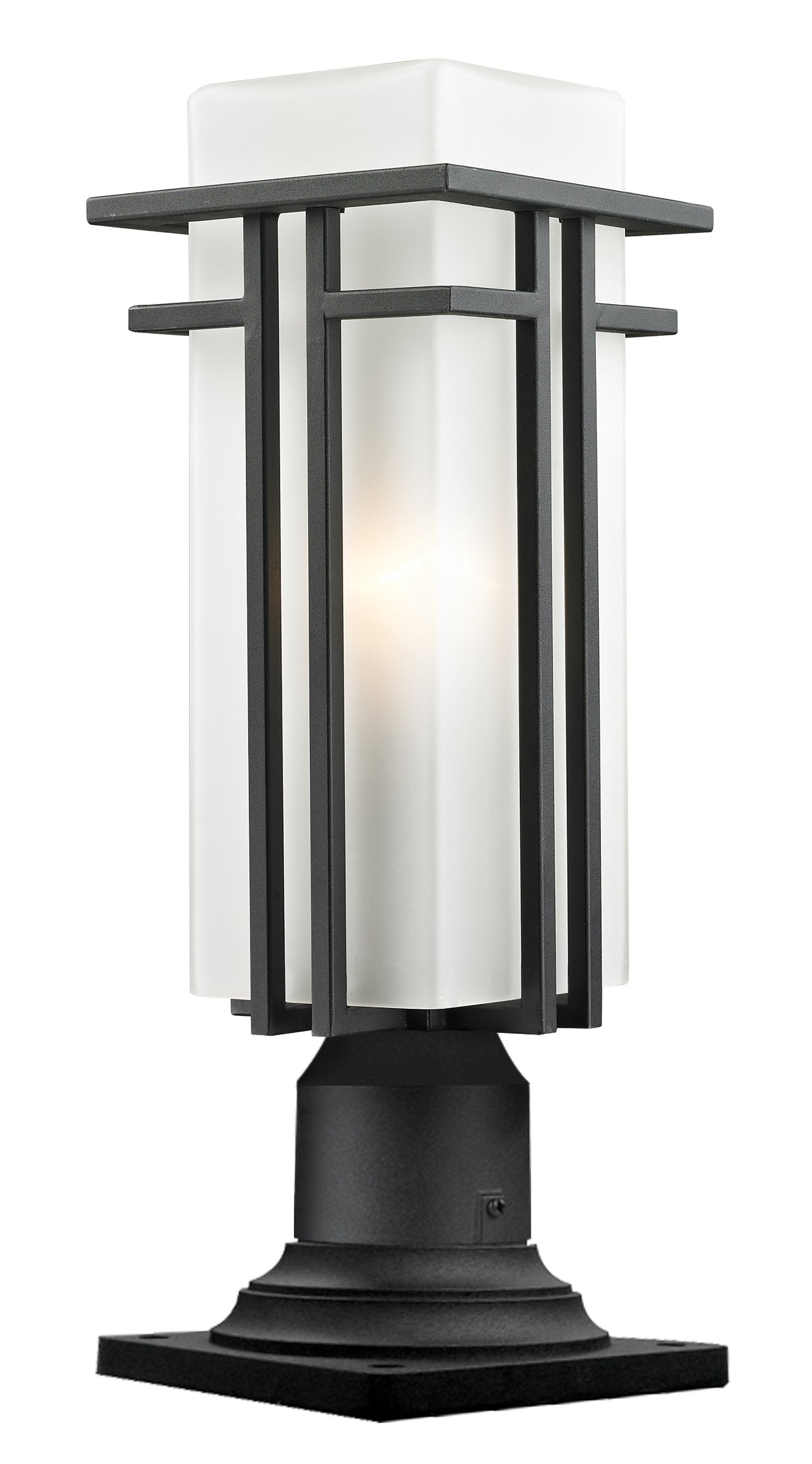 zLite Outdoor Pier Mount Light - Durable Waterproof Wall Sconce for Porch, Patio & Garden - Weatherproof Exterior Lighting Fixture for Home & Commercial Use