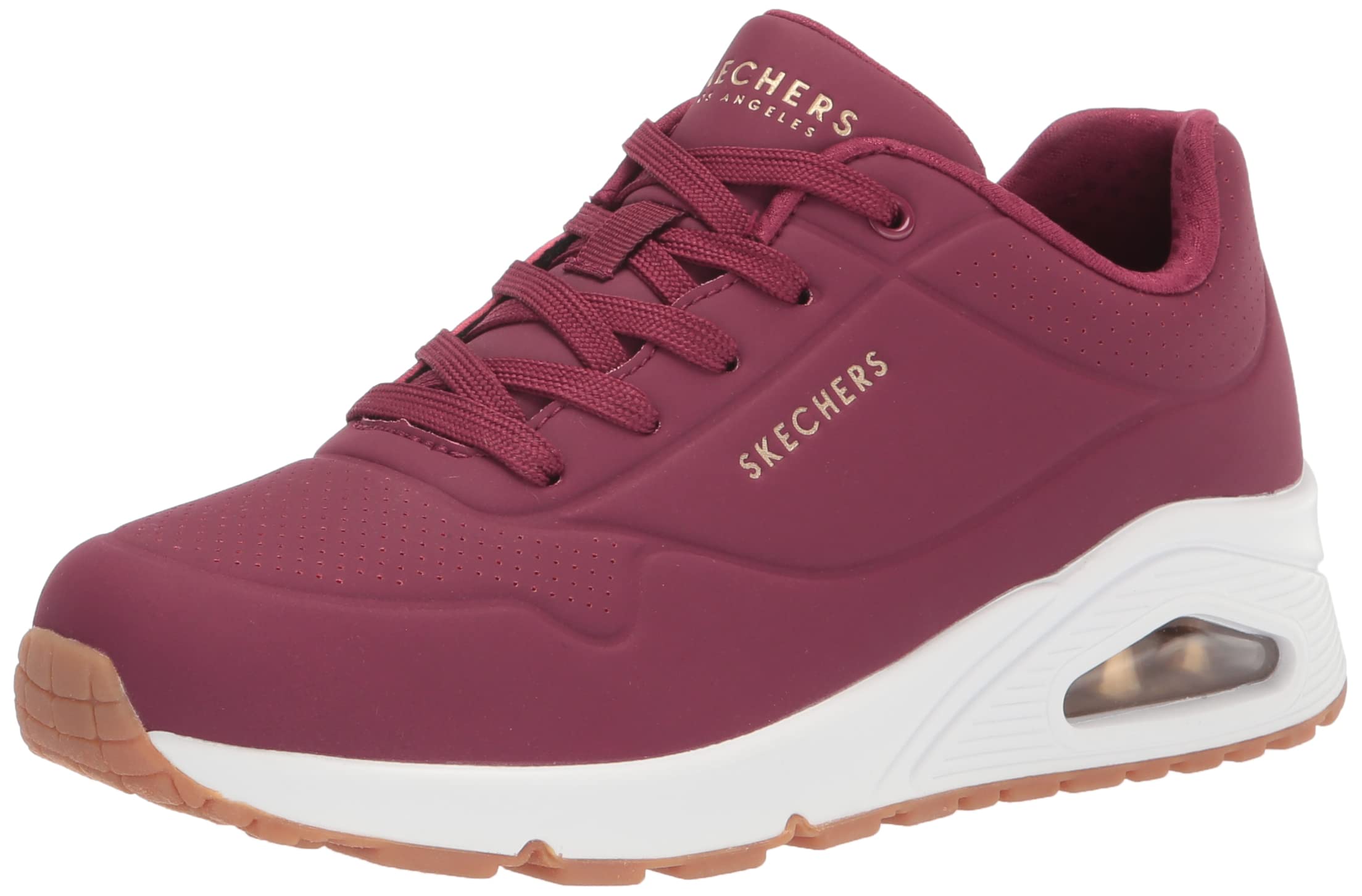 Skechers Women's Uno Stand on Air Sneakers - Lightweight Walking Shoes for Women with Air-Cooled Memory Foam - Perfect for Running, Gym Workouts & Casual Wear