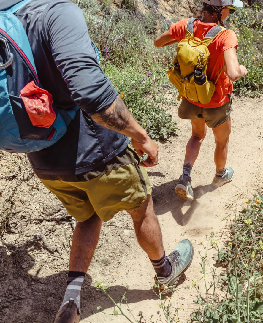 Men's Zionic Waterproof Hiking Shoes - Lightweight & Durable Trail Running Shoes for Outdoor Adventures | Brindle/Bright Marigold | Perfect for Hiking, Camping & Mountain Climbing