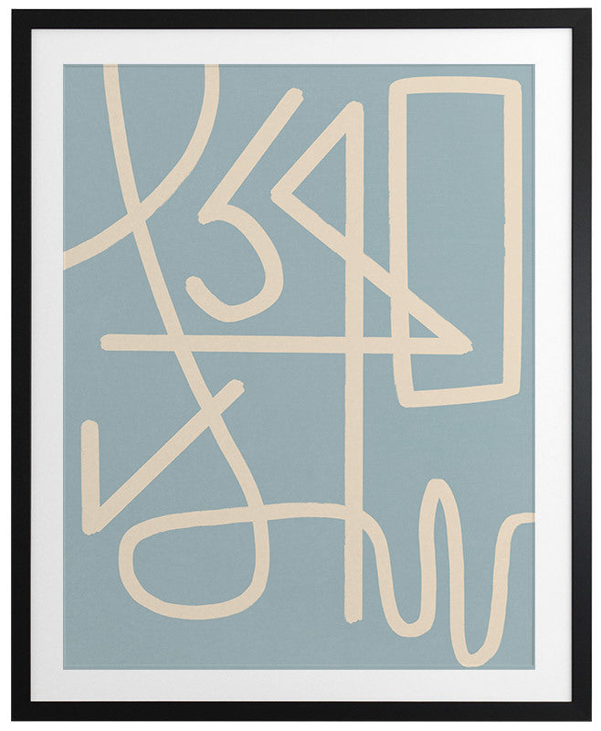 Arabesque Smoke Framed Wall Art Print - Elegant Home & Office Decor for Living Room, Bedroom, or Gift