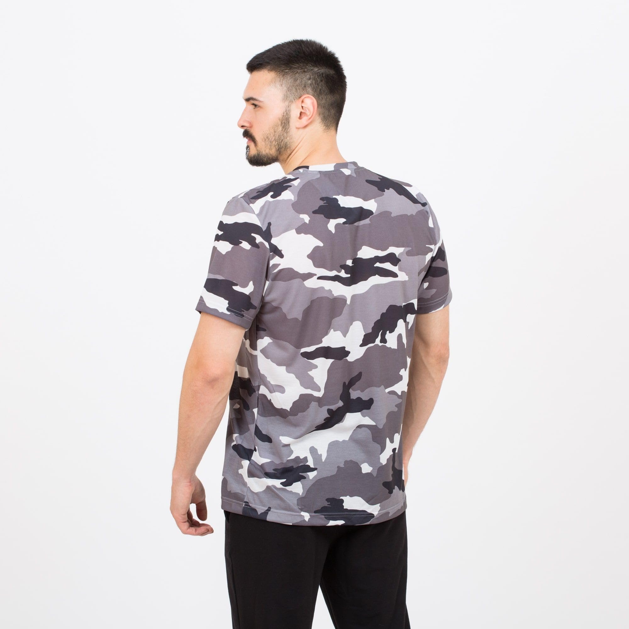 Adidas Men's Fast and Confident All Over Print T-Shirt - Breathable Athletic Tee for Running, Gym & Casual Wear