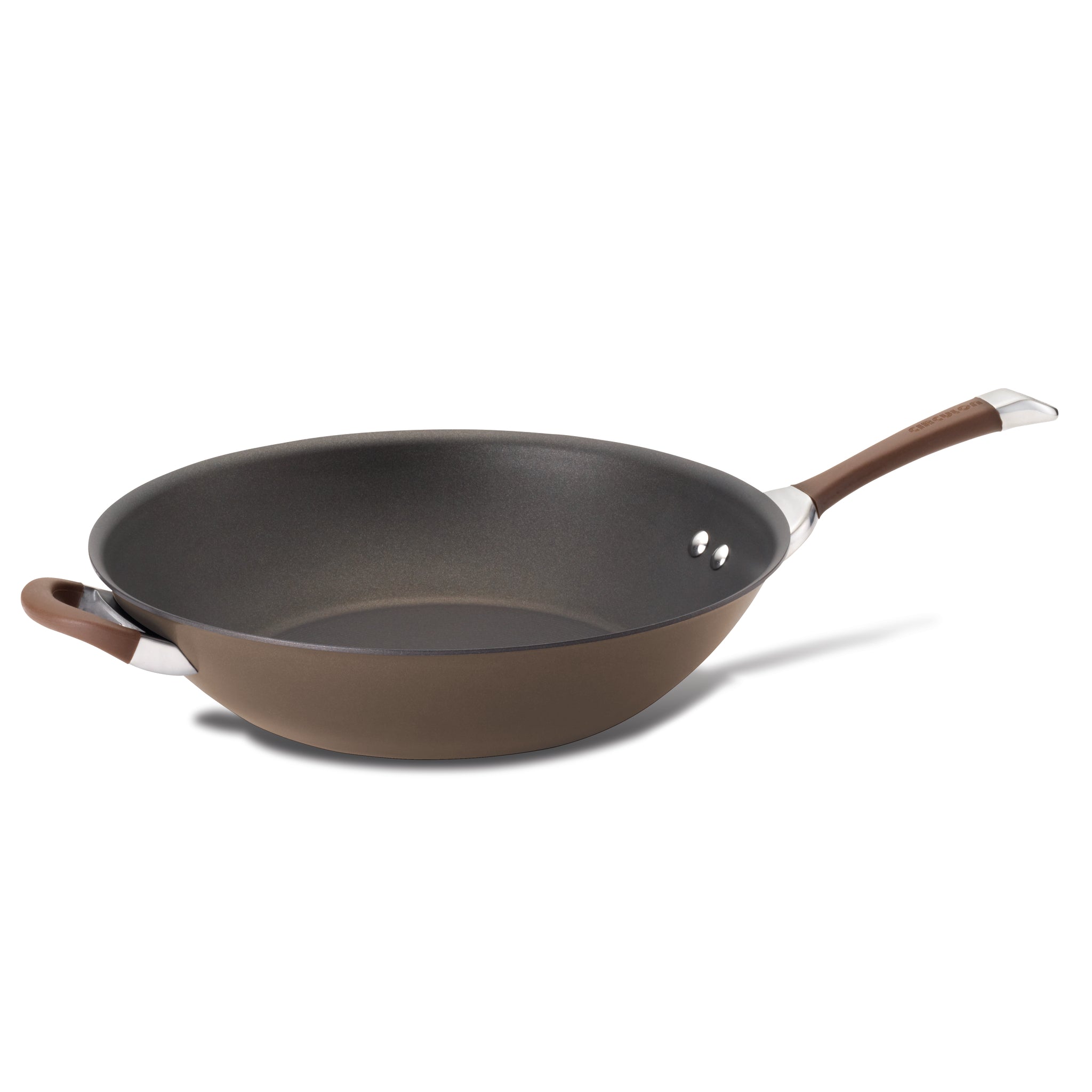 14 Inch Nonstick Stir Fry Pan - Professional Wok for Cooking, Sauteing & Frying - Perfect for Asian Cuisine, Stir Fry, Noodles & Vegetables - Induction Compatible & Easy to Clean