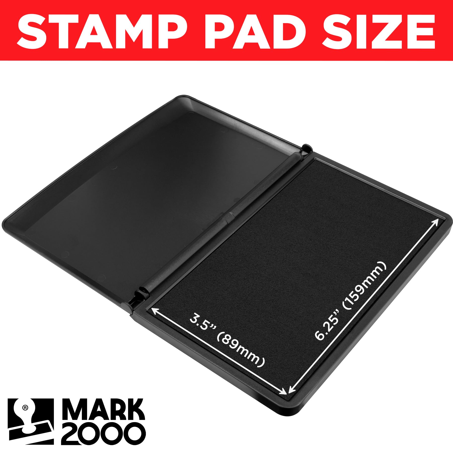 Premium Black Ink Stamp Pad - 3