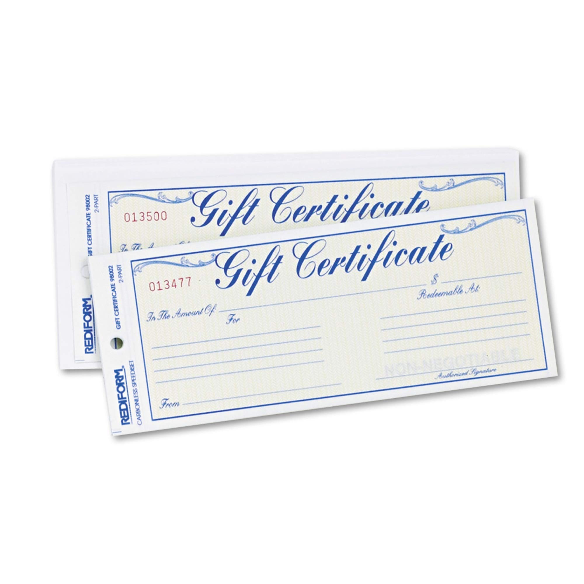 RED98002 - Elegant Gift Certificates with Premium Envelopes | Perfect for Holidays, Birthdays & Corporate Rewards