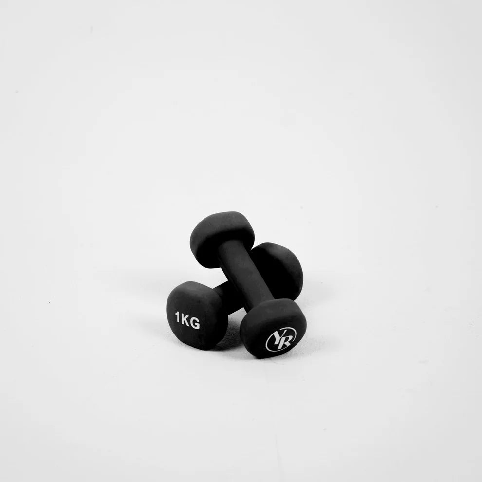 Pilates Dumbbells Set of 2 - 1lb & 2lb Light Hand Weights for Women - Perfect for Home Workouts, Yoga, Strength Training & Fitness Routines
