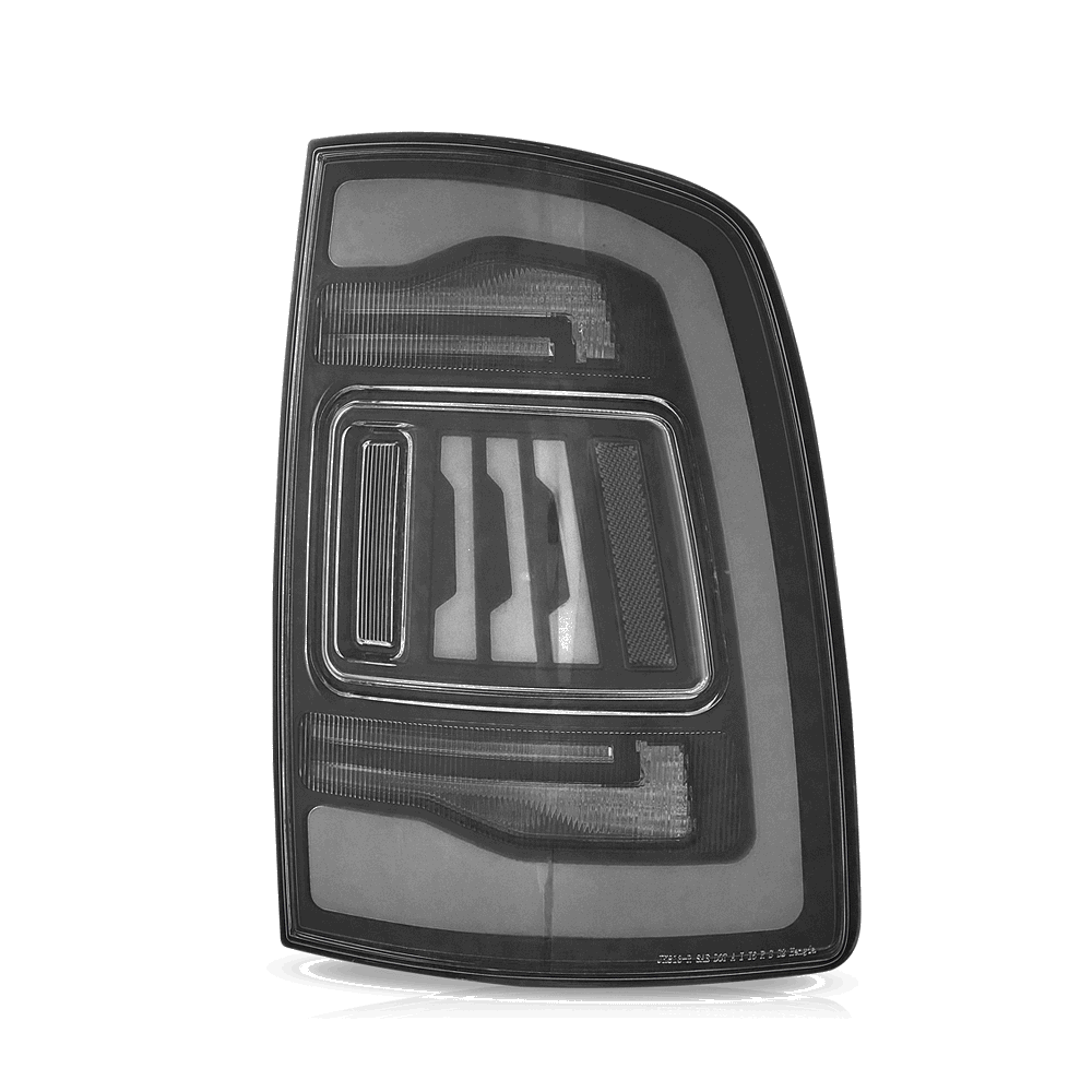 Upgrade LED Tail Lights Assembly with Amber Turn Signal for 2009-2018 Dodge Ram 1500 2500 3500 - Enhanced Visibility & Safety for Night Driving & Towing