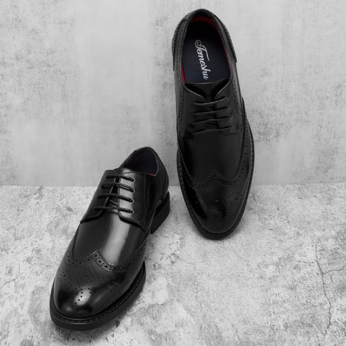 Men's Oxford Dress Shoes - Business Casual & Formal Leather Shoes for Work, Office & Special Occasions