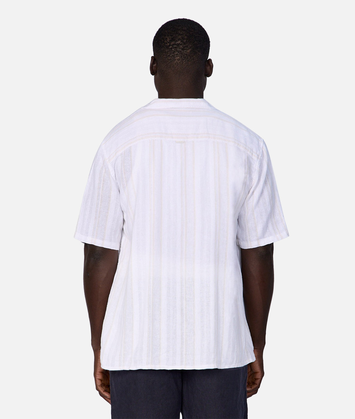 The Castino Short Sleeve Linen Shirt for Men - Breathable Cream White Summer Casual Shirt - Perfect for Beach, Vacation, and Outdoor Activities