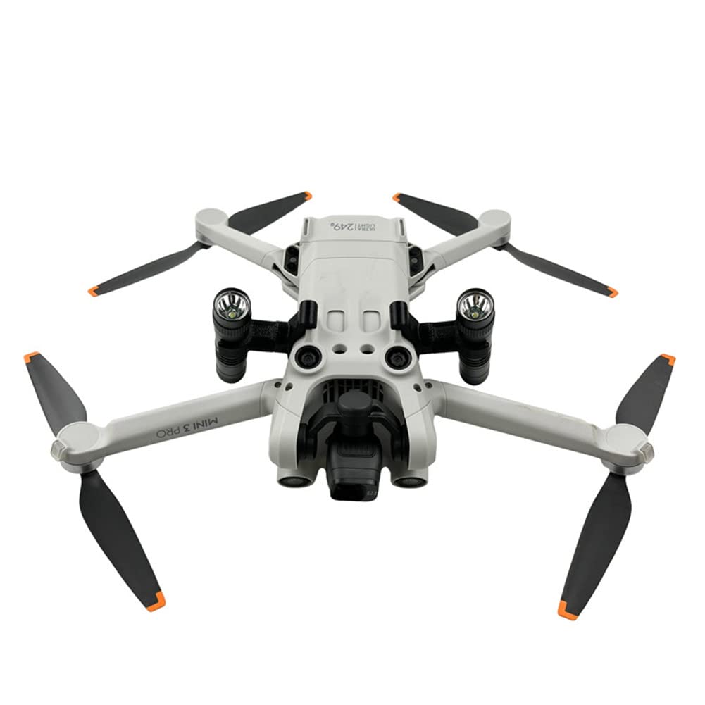 DJI Mini 3 Pro LED Searchlight - Rechargeable Dual Head Night Flying Drone Light for Aerial Photography & Low Light Conditions