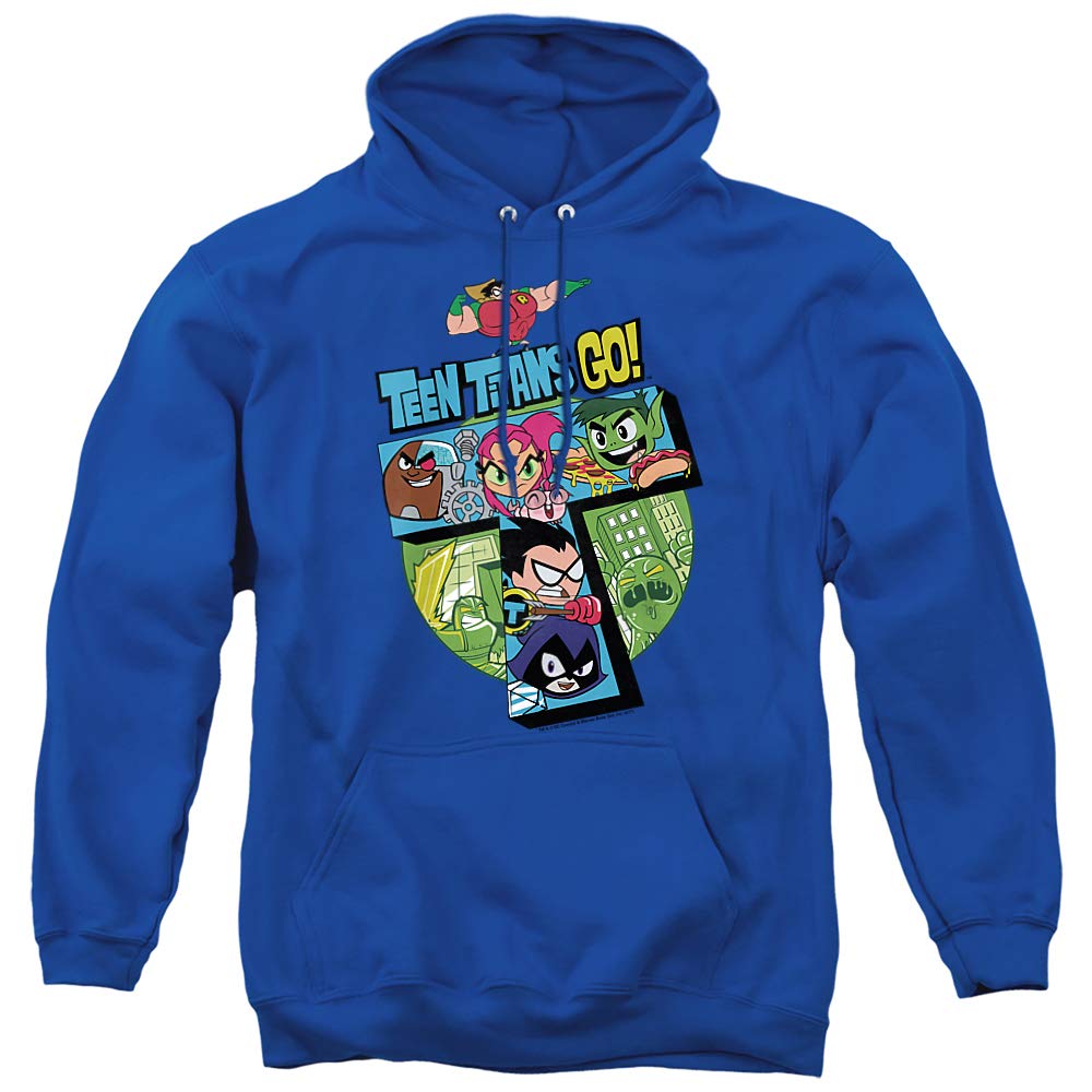 Teen Titans Go! Unisex Pullover Hoodie for Men & Women - Soft & Comfortable Sweatshirt for Casual Wear, Cosplay & Fan Gifts