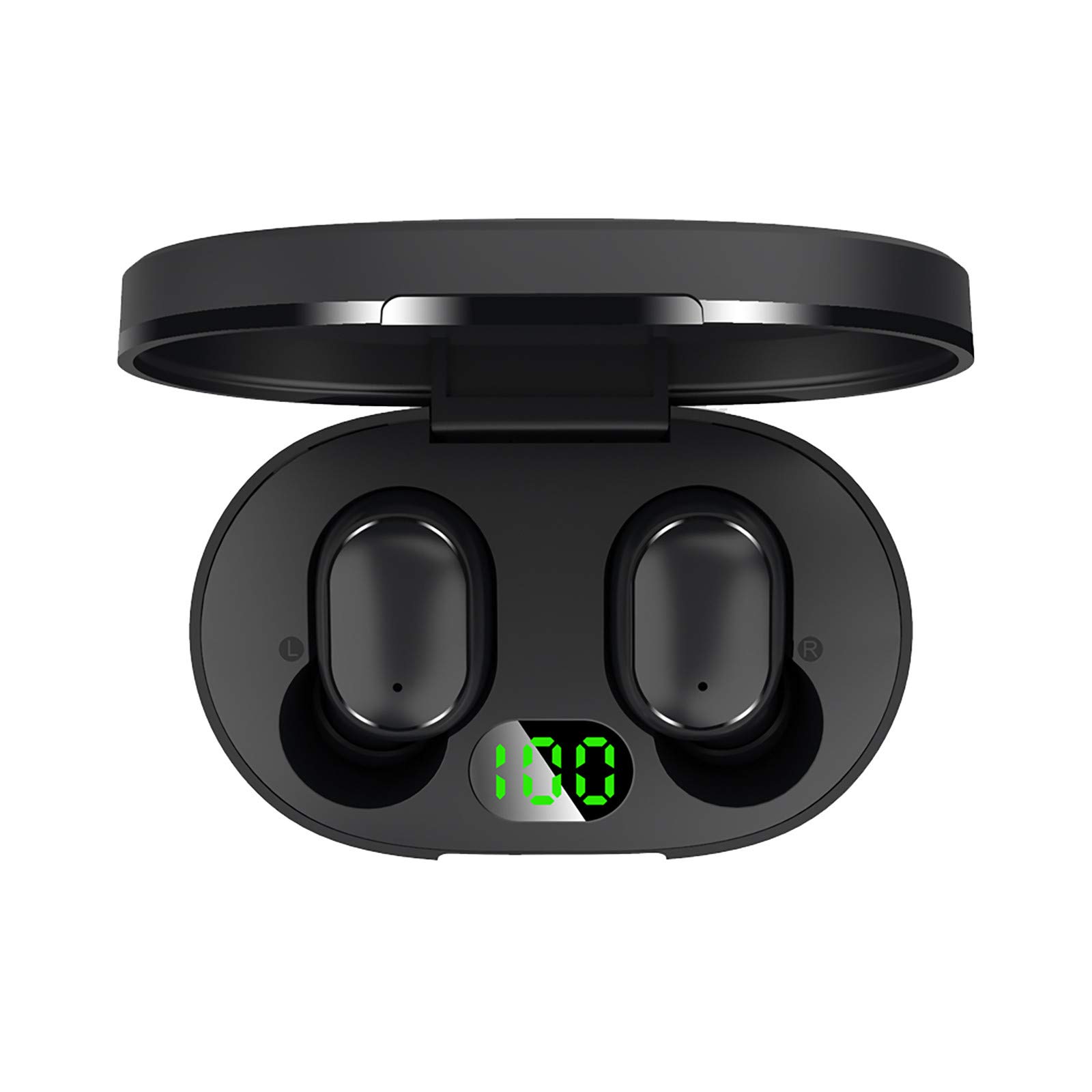 UOTAWE Bluetooth 5.0 Wireless Sports Earbuds - Mini Twin Wireless Earphones with Mic, Sweatproof & Noise Cancelling for Running, Gym, Workout & Travel