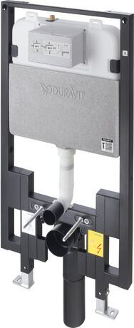 Duravit Starck 3 Wall Hung Toilet Set - Modern Water-Saving Bathroom Toilet for Small Spaces | Perfect for Contemporary Homes & Apartments