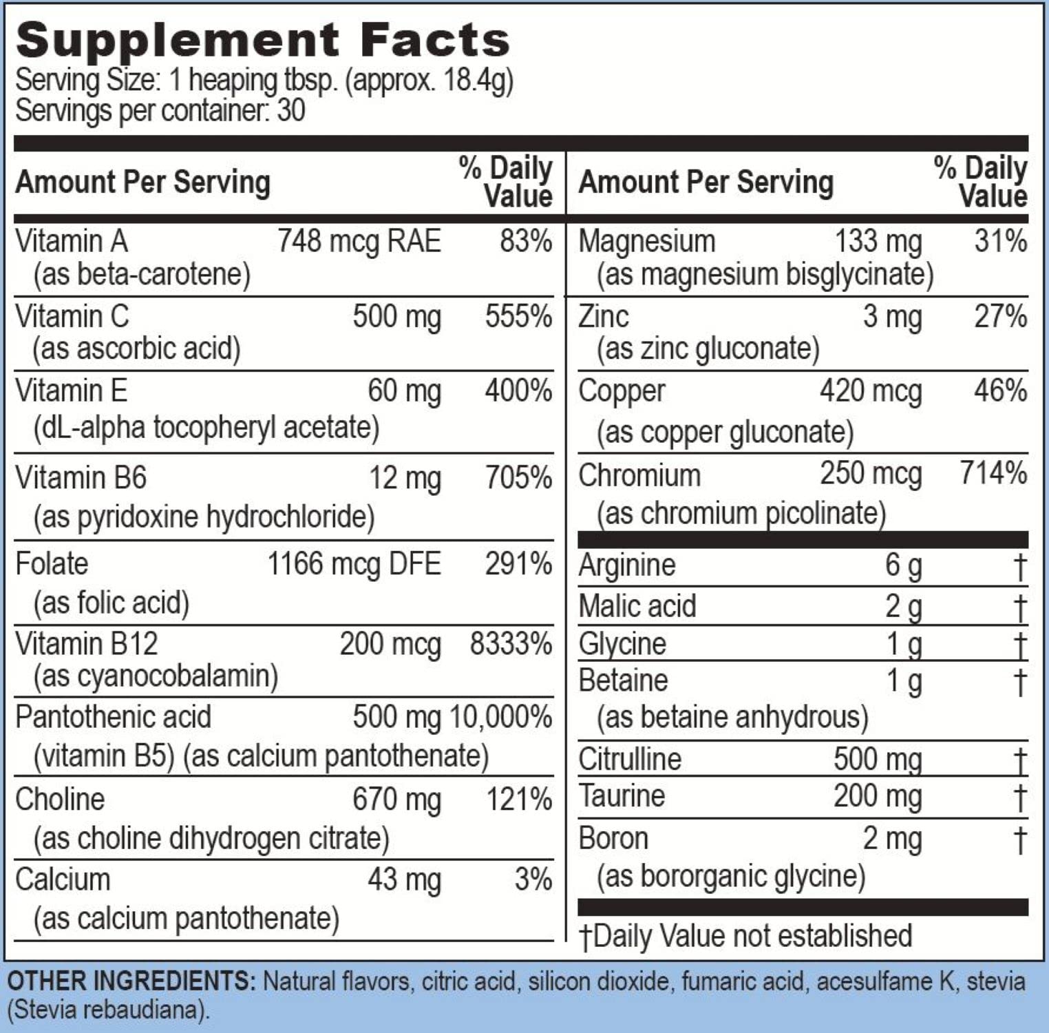 Life Enhancement InnerPower with Stevia | Amino Acids, B Vitamins, Choline, Folate & Essential Minerals | 30 Servings | Energy Boost & Wellness Support for Active Lifestyles