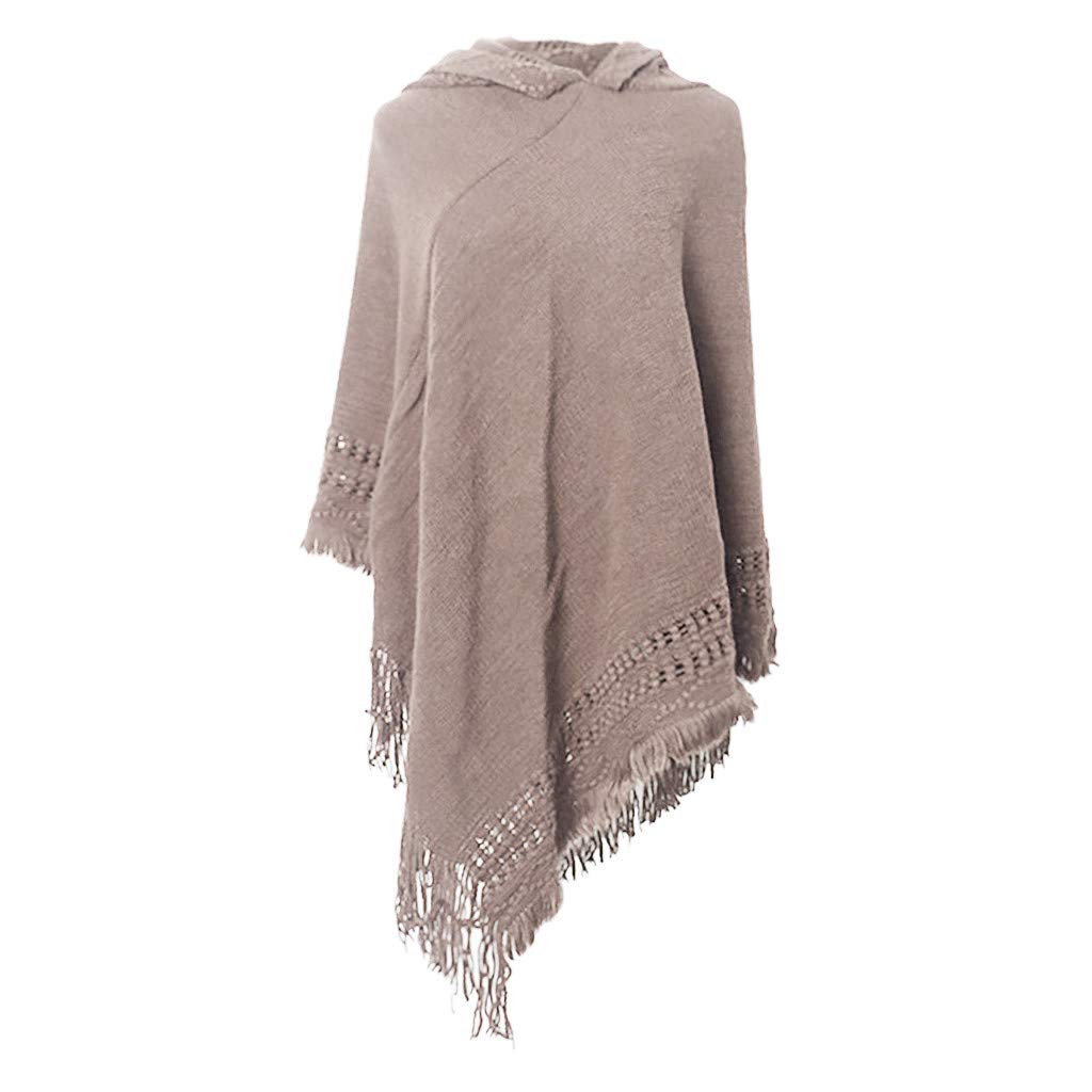 Stylish Knitted Hooded Cape - Warm Winter Pullover Scarf for Women | Cozy Autumn & Winter Fashion Accessory | Perfect for Outdoor Activities, Travel & Casual Wear