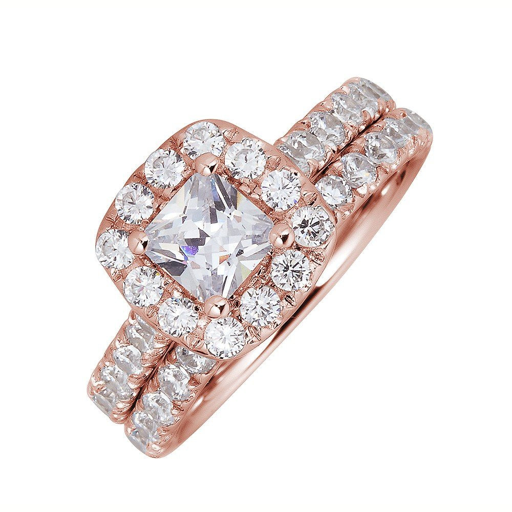 18KT Gold 1.75 CTW Diamond Cushion Halo Engagement Ring for Women - Perfect for Proposals, Anniversaries & Special Occasions