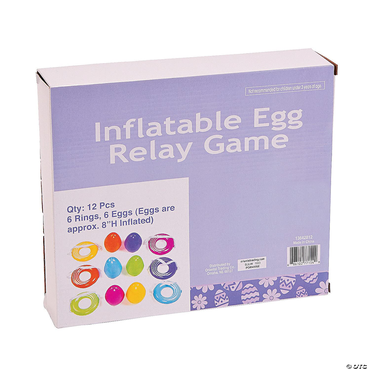 Balancing Big Egg Relay Game Set for 6 Players - Fun Outdoor Educational Learning Activity for Kids - Perfect for Birthday Parties, School Field Days & Team Building Events
