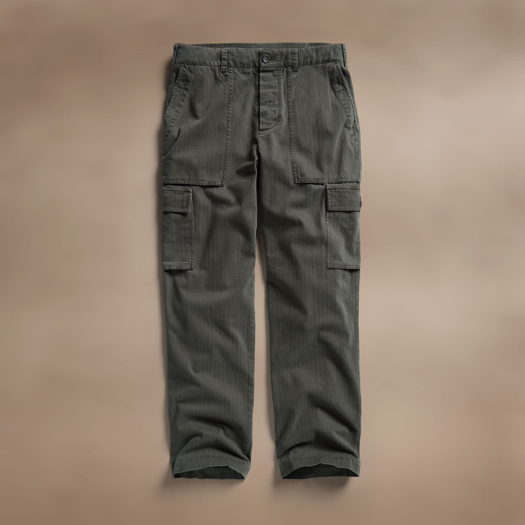 Stretch Herringbone Utility Pants for Men - Granite Pigment Color | Comfortable Workwear & Outdoor Adventure Pants