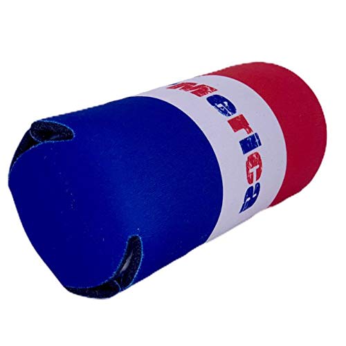 Merica Striped Slim Can Cooler (2 Pack) - Insulated Beer & Soda Can Holder for Parties, BBQs, and Outdoor Events