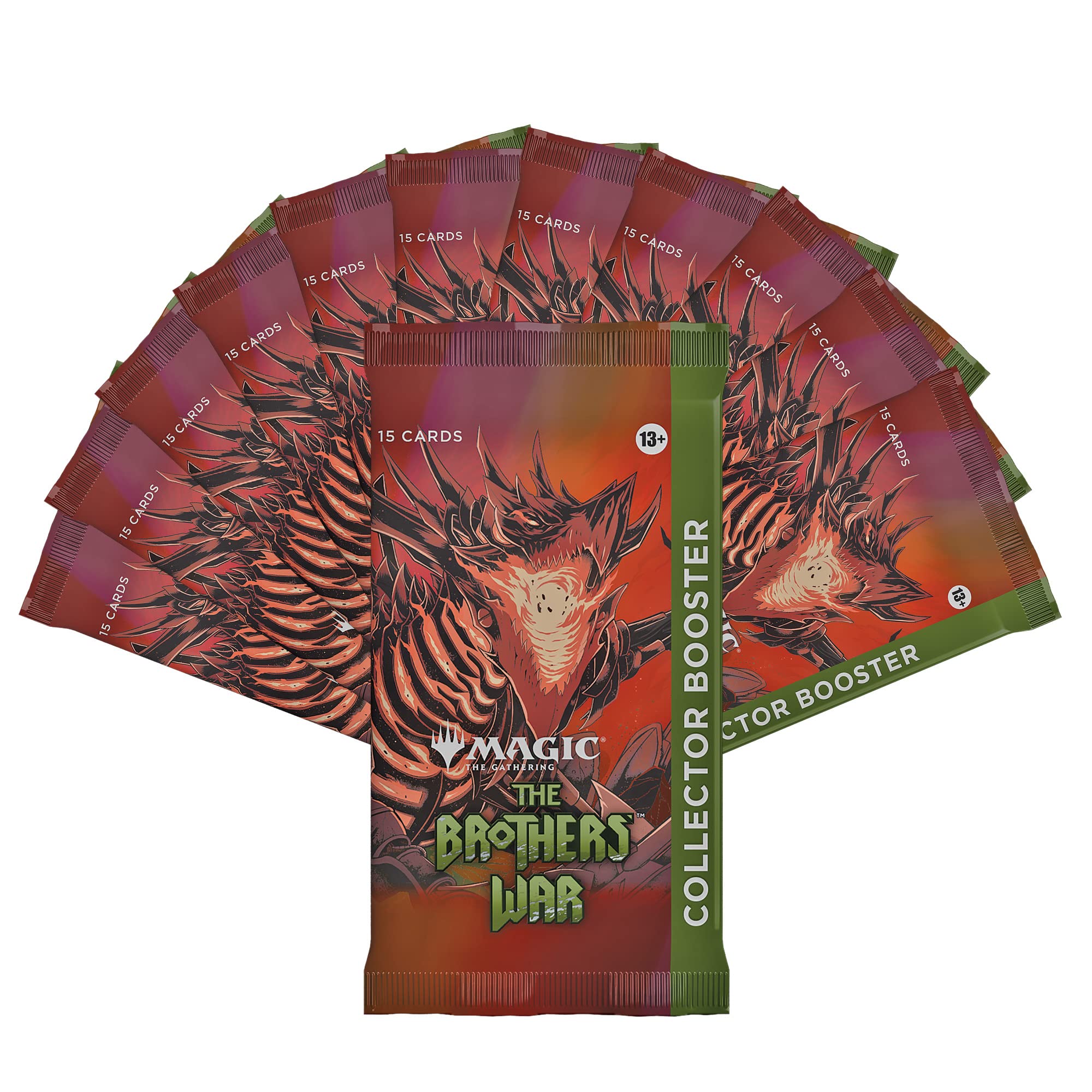 Magic The Gathering The Brothers War Collector Booster Box - 12 Packs (180 Cards) | MTG Collectible Trading Card Game for Deck Building & Strategy Battles